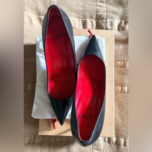 NWOT Christian Louboutin Kate 100mm Black Pumps